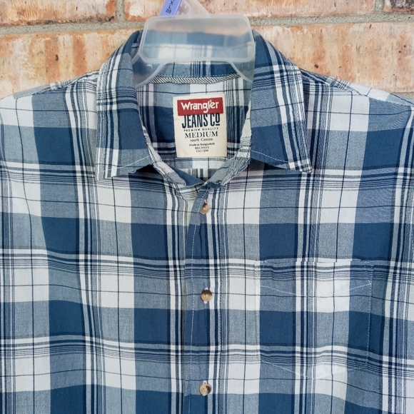 Wrangler shirt men's Sz M - Picture 4 of 5